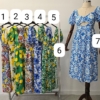 Rochie cu decupaj Alexa imprimeu Siccily (5)