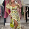 Rochie cu decupaj Alexa imprimeu Siccily (9)