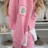 Compleu bumbac cu insertie alba IT7100 roz (4)