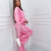 Compleu bumbac cu sireturi albe IT7102 (23)