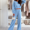 Compleu bumbac cu sireturi albe IT7102 (6)