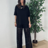 Set tricou simplu si pantaloni din dantela IT7112 (2)